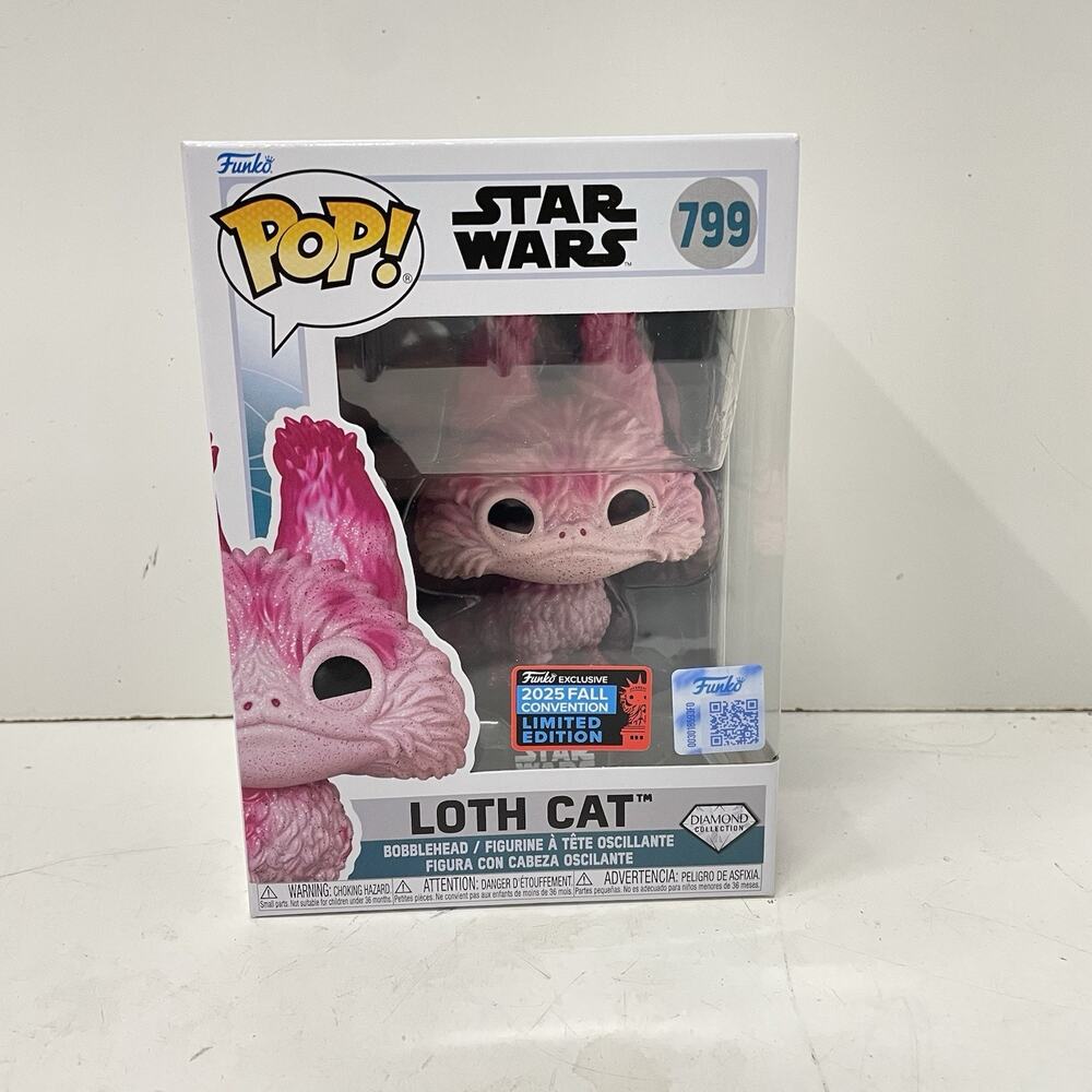 Funko Pop! Star Wars Loth Cat Diamond #799 NYCC 2025 LE Exclusive Con Sticker